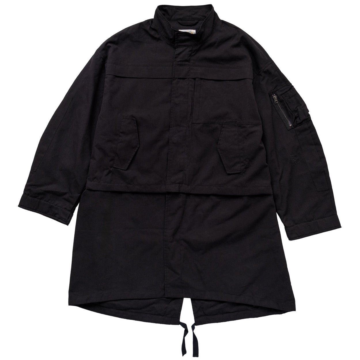 TMF259511__BLK__Main_c0632457-99f5-4aab-b0bb-69cb5789df83 Alpha Industries x 555-SOUL - LAFAYETTE CONVERTIBLE JACKET
