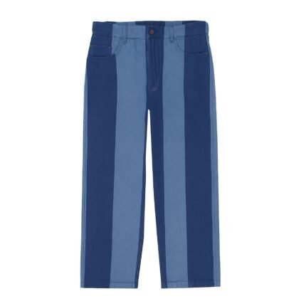 Triple 5 Soul Wide Striped Denim Blue