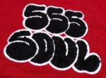 555 Soul Blowup Mockneck in Burgundy