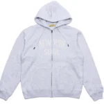 555 Soul Heritage New York Soul Zip Up Hoodie in Heather Grey