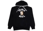 555 Soul UNY Hoodie in Washed Black