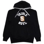 555 Soul UNY Hoodie in Washed Black